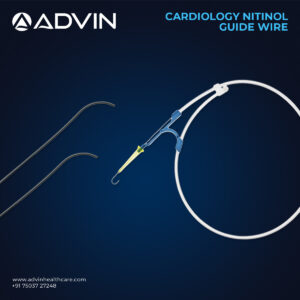 سلك توجيه من النيتينول بطرف محب للماء