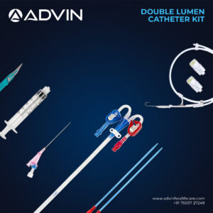 Double Lumen Catheter Kit for Dialysis - 11.5 Fr
