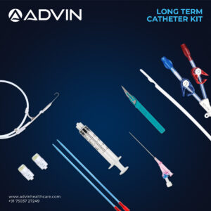 مجموعة قسطرة غسيل الكلى طويلة الأمد