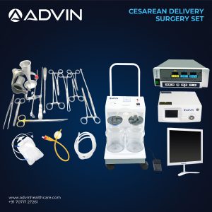 Set chirurgical pour césarienne