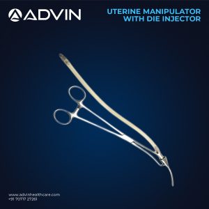 Manipulateur utérin avec injecteur de colorant