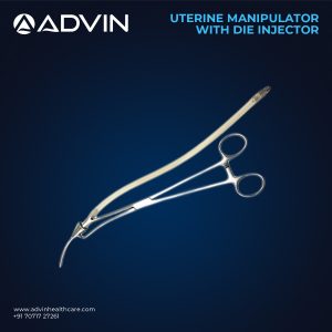 Manipulateur utérin avec injecteur de colorant