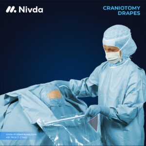 Surgical Craniotomy Drapes 160cmx285cm