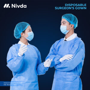 Single-Use Non-Woven Gown 45 GSM Ex. Large