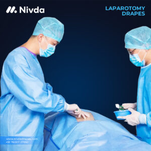 ملاءة جراحية لعملية فتح البطن 43 جرام/متر مربع