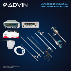 Kit d'instruments pour kystectomie ovarienne