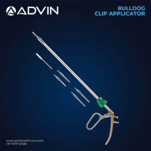 Applicateur de pince Bulldog médical