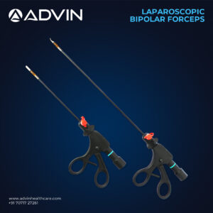 Laparoscopy Bipolar Flat Jaw Grasper