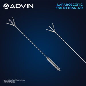 Laparoscopic Fan Retractor 3 Blades
