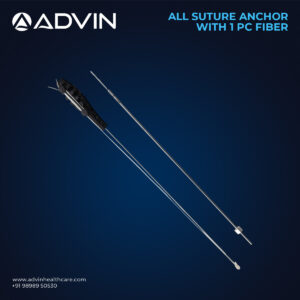 All suture Anchor with 2 pc Fiber