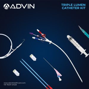 Dialysis Triple Lumen Catheter Kit