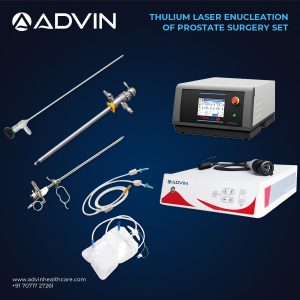 Kit d'instruments pour l'énucléation de la prostate au laser Thulium