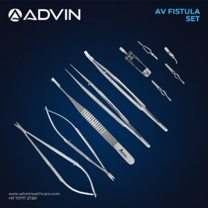 مجموعة أدوات جراحية للناسور الشرياني الوريدي