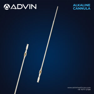 Canule alcaline en acier inoxydable