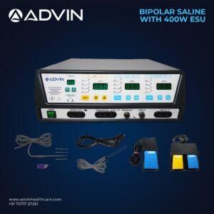 وحدة الكي الكهربائي ثنائي القطب باستخدام محلول ملحي