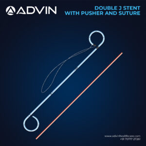 Catéter Doble J con Empujador y Sutura