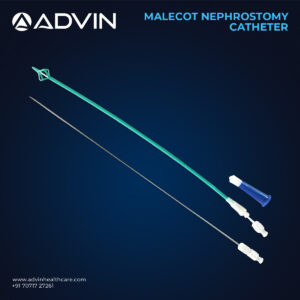 Malecot Percutaneous Nephrostomy Catheter With Needle