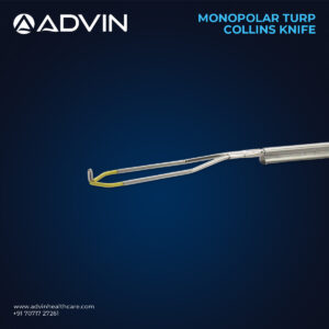 Monopolar TURP Collins Knife HF Electrode Single Stem Storz Compatible
