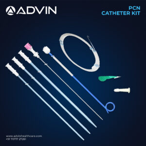 PCN Catheter Kit with Locking Mechanism 18FR