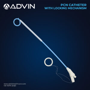 PCN Catheter with Locking Mechanism 14FR