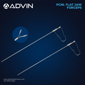 Rigid PCNL Flat Jaw Stone Retrieval Forceps