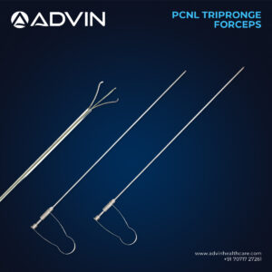 Tripronge Grasping Forceps for PCNL