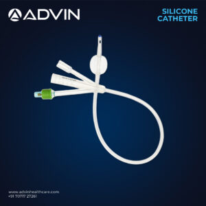 Silicone 3 Way Urinary Catheter